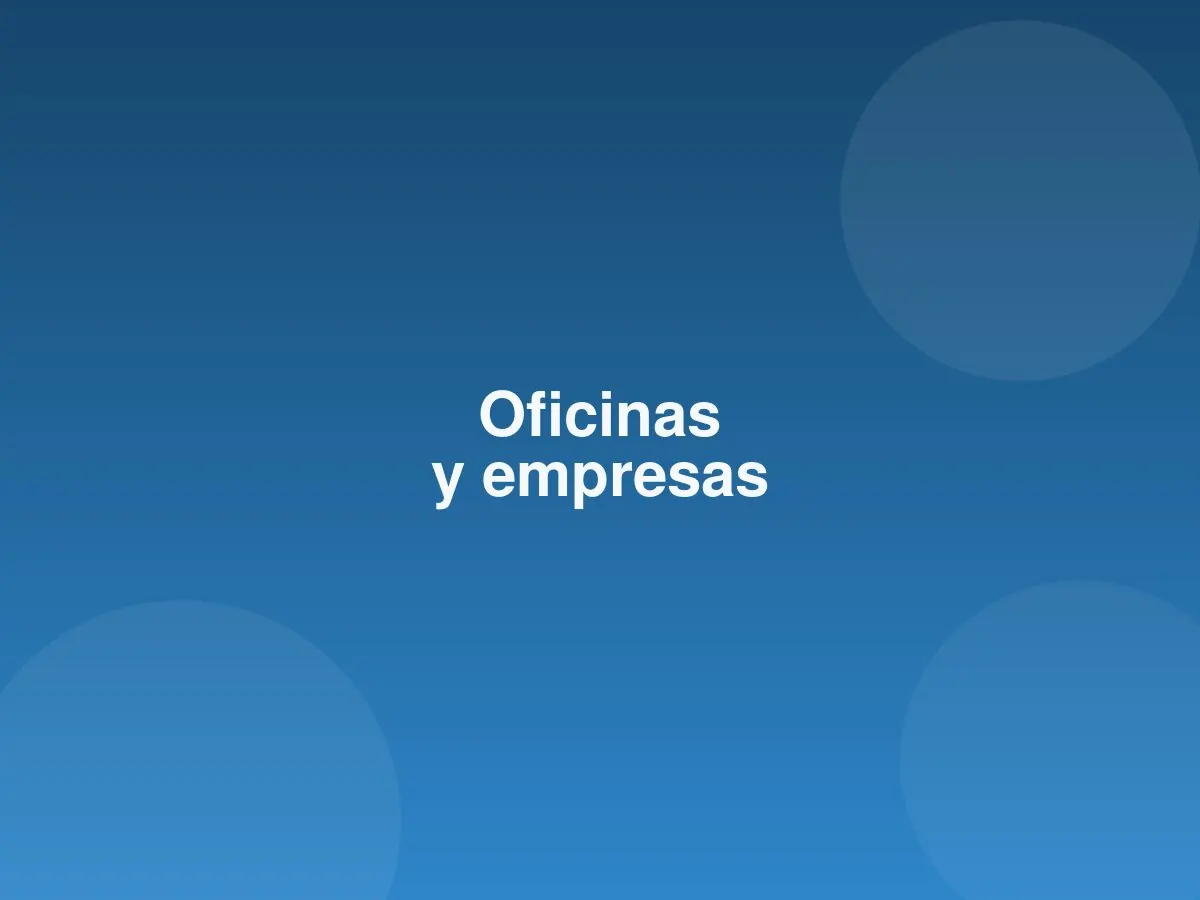 Oficina limpia y ordenada